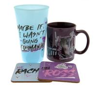 FRIENDS Coffret cadeau Verre + Mug + 2 Dessous de verre Gribouillages