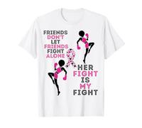 Friends Don't Let Friends Fight Breast Cancer Melanin Women T-Shirt
