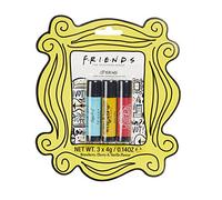 Friends Door Lot de 3 baumes à lèvres Trio Paladone Jaune 4 g