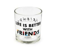 Friends - Gobelet en verre ""Life is better with Friends""