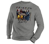 Friends Horror Movies Inspired by Novel of Stephen King Characters Anime Sweat Gris Unisex Size M