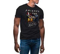Friends Horror Movies Inspired by Stephen King Characters Anime T-Shirt Noir pour Homme Size M