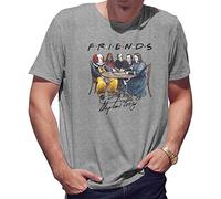 Friends Horror Movies Stephen King T-Shirt Gris pour Homme Size S
