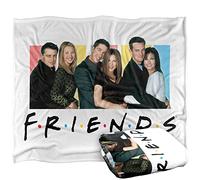 Friends It's All About Friends Plaid Ultra Doux au Toucher Soyeux - 152 x 127 cm