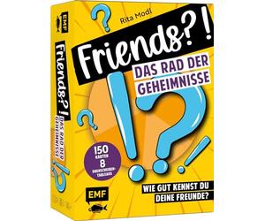 Friends?! La Roue des Secrets : à quel point connaissez-vous bien vos amis?: Le jeu de fête avec huit plateaux tournants et 150 questions amusantes pour 3-8 personnes de 12 à 111 ans