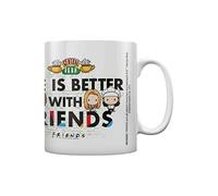 Friends Life Is Better with Chibi Coffee Mug Blanc