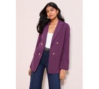 Friends Like These Friends Like These Berry Edge To Edge Ponte Tailored Blazer