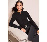 Friends Like These Friends Like These Black Button Through Knit Cardigan