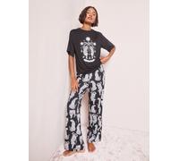 Friends Like These Friends Like These Black Cheetah Short Sleeve Pyjamas