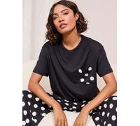 Friends Like These Friends Like These Black/White Spot Short Sleeve Pyjamas