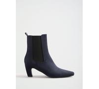 Friends Like These Friends Like These bottines à talons mi-hauts en faux daim ciseau bleu EU 38 (UK 5)