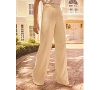 Friends Like These Friends Like These Buttermilk Yellow Millie Mackintosh Premium Wide Leg Tailored Elastic Back Trousers