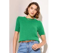 Friends Like These Friends Like These Green Puff Sleeve Knit Top