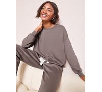 Friends Like These Friends Like These Grey Premium Contrast Long Sleeve Pyjama Top