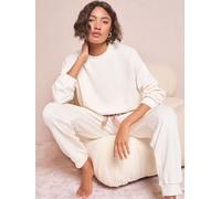 Friends Like These Friends Like These Ivory Premium Contrast Long Sleeve Pyjama Top