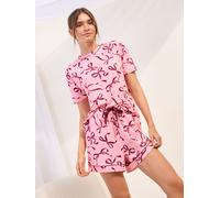 Friends Like These Friends Like These Pink Bow Short Set Pyjamas