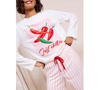 Friends Like These Friends Like These Pink Chilli Long Sleeve Pyjamas