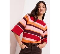 Friends Like These Friends Like These Pink Stripe Knitted Top