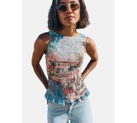 Friends Like These Haut bleu / rose, Taille XL
