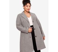Friends Like These Manteau mi-saison gris chiné, Taille 6XL