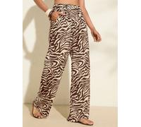 Friends Like These Pantalons de plage Friends Like These taille haute à jambes amples