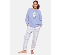 Friends Like These Pyjama bleu clair / gris / blanc, Taille XL