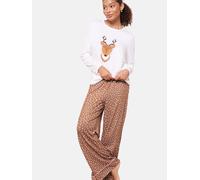Friends Like These Pyjama marron / noisette / blanc, Taille XL
