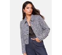 Friends Like These Veste mi-saison 'Boucle Trophy' bleu violet / noir / blanc, Taille M