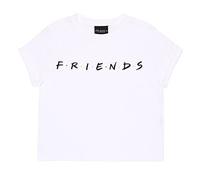 Friends Logo Mädchen Cropped T-Shirt, Offizielles Lizenzprodukt, Alter 7-16 Jahre, Mädchenmode, Crop Top, Tween & Teen Größen, Tochter Geburtstagsgeschenkidee