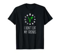 Friends Not Food Powered by Plants Vegan Workout T-Shirt