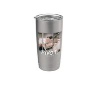Friends Pivot Gobelet isotherme en acier inoxydable double paroi