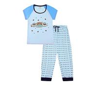 Friends Pyjama central Perk pour femme Café TV Show Pyjama pour femme - Bleu - 38-40
