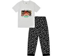 Friends Pyjama Central Perk pour femme Noir Blanc - Blanc - 48/50 FR
