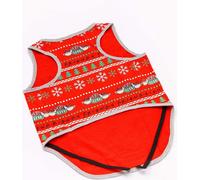 Friends - Pyjama pour chien, Central Perk, design de Noël NS6669 (M) (Rouge)