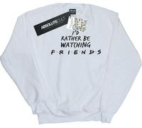 Friends - "Rather Be Watching" Sweat-shirt pour homme BI24676 (XL) (Blanc)