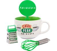 Friends - Set de gobelets/pochoirs, Central Perk NS6503 (taille unique) (Vert/Blanc)