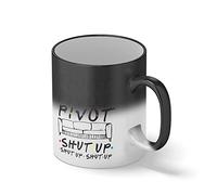 Friends Sitcom Series Sofa Pivot Shut Up Magie noire tasse à café Mug