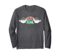 Friends TV Show Central Perk Logo Classic Années 90 Lover Sitcom Manche Longue