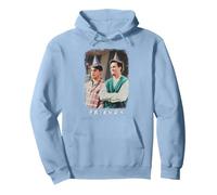 Friends TV Show Joey Chandler Bachelor Party Besties Fan des années 90 Sweat à Capuche, Unisexe pour Adultes, Bleu poudré, S