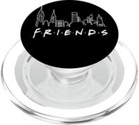 Friends TV Show Skyline Logo NYC Vintage des années 90 Fan Sitcom Nerd PopSockets PopGrip pour MagSafe