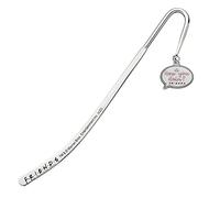 FRIENDS TV Show The Carat Shop Marque-page Argenté. FTBM0015