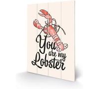 FRIENDS - You are my Lobster - Impression sur bois 40x59cm G