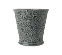 FriendshipHome Pots de Fleurs Uniques Pot de Plantes en céramique, jardinière à Motifs Floraux, for l'intérieur et l'extérieur, succulente Cactus orchidée, Fleur Petits Pots de Fleurs(Blue)