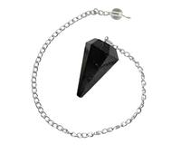 Frienemy Presents Noir Tourmaline Dowser Noir Tourmaline Pendule Cristal Dowser Crystal Pendule Pierre Pierre Pierre Panneau Pendule pour Reiki Healing Dowser Crystal #Frienemy-015