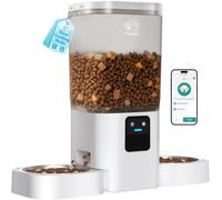 Frienhund Distributeur Croquettes Chat Automatique Double avec Wi-FI 5 GHz