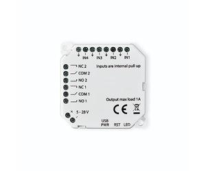 frient Module E/S | Module d’entrée/de sortie | Module de connectivité domestique intelligente | Interface pour dispositifs filaires | Zigbee | Compatible avec Homey, Home Assistant et SmartThings