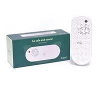 frient Sirène Intelligente Zigbee - Alarme de Sécurité sans Fil 90 DB | Batterie de secours, répéteur de signal et 8 sons personnalisables. Compatible avec SmartThings, Homey et Home Assistant.