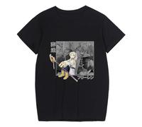 Frieren at The Funeral T-Shirt Unisexe imprimé décontracté Frieren Fern T-Shirt Oversize Anime Fan Short Sleeve Men and Women Summer Tide Loose Top Tee