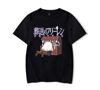 Frieren: Beyond Journey's End Merch T-Shirts à Manches Courtes Garçon Fille Anime Col Rond Tees Tops