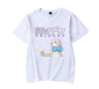 Frieren: Beyond Journey's End Merch T-Shirts à Manches Courtes Garçon Fille Anime Col Rond Tees Tops